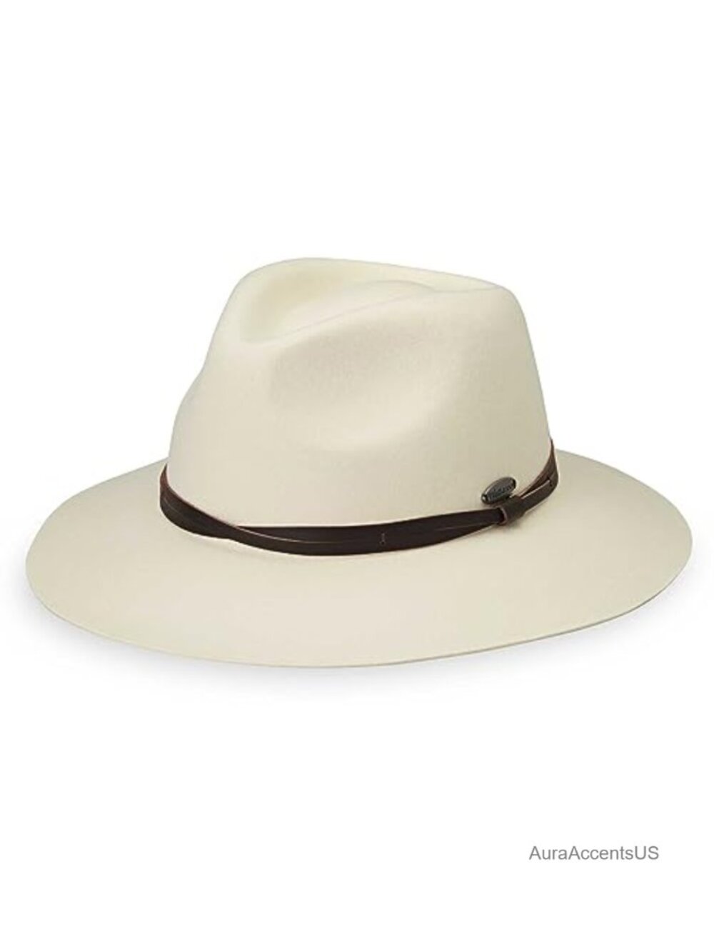 Wool Felt Fedora Hat UPF 50+ Sun Protection Packable Adjustable Small